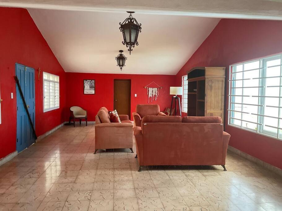 チェレム La Casa Amarilla Frente Al Marヴィラ エクステリア 写真
