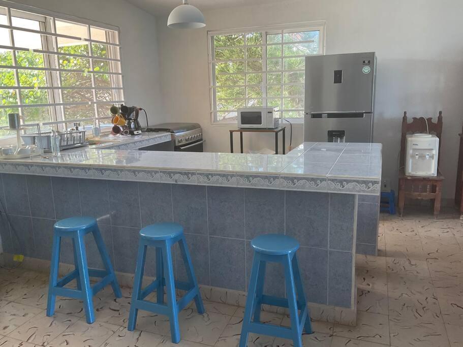 チェレム La Casa Amarilla Frente Al Marヴィラ エクステリア 写真